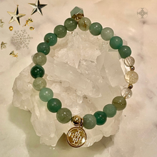 Load image into Gallery viewer, GREEN AVENTURINE EXCLUSIVE - The Stone of Wealth, Opportunites &amp; Mature Love 8mm
