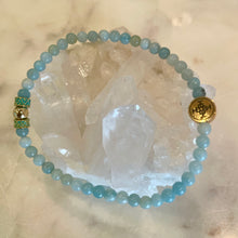 Load image into Gallery viewer, AMAZONITE ANKLE JEWLERY - The Stone of Luck &amp; Peace, 4mm  &quot;SUMMER COLLECTION&quot;
