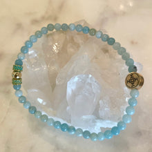 Load image into Gallery viewer, AMAZONITE ANKLE JEWLERY - The Stone of Luck &amp; Peace, 4mm  &quot;SUMMER COLLECTION&quot;
