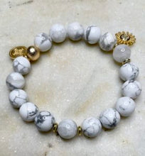 Load image into Gallery viewer, HOWLITE - The Stone of Emotional Healing &amp; Balance, 10mm
