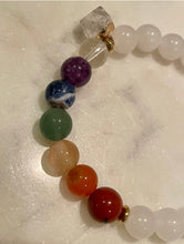 Load image into Gallery viewer, THE 7 CHAKRAS BRACELET - The Stones of Chakras &amp; Healing Crystals - Find your Balance, 8mm
