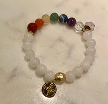 Load image into Gallery viewer, THE 7 CHAKRAS BRACELET - The Stones of Chakras &amp; Healing Crystals - Find your Balance, 8mm
