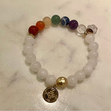 Load image into Gallery viewer, THE 7 CHAKRAS BRACELET - The Stones of Chakras &amp; Healing Crystals - Find your Balance, 8mm
