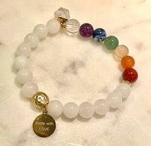 Load image into Gallery viewer, THE 7 CHAKRAS BRACELET - The Stones of Chakras &amp; Healing Crystals - Find your Balance, 8mm
