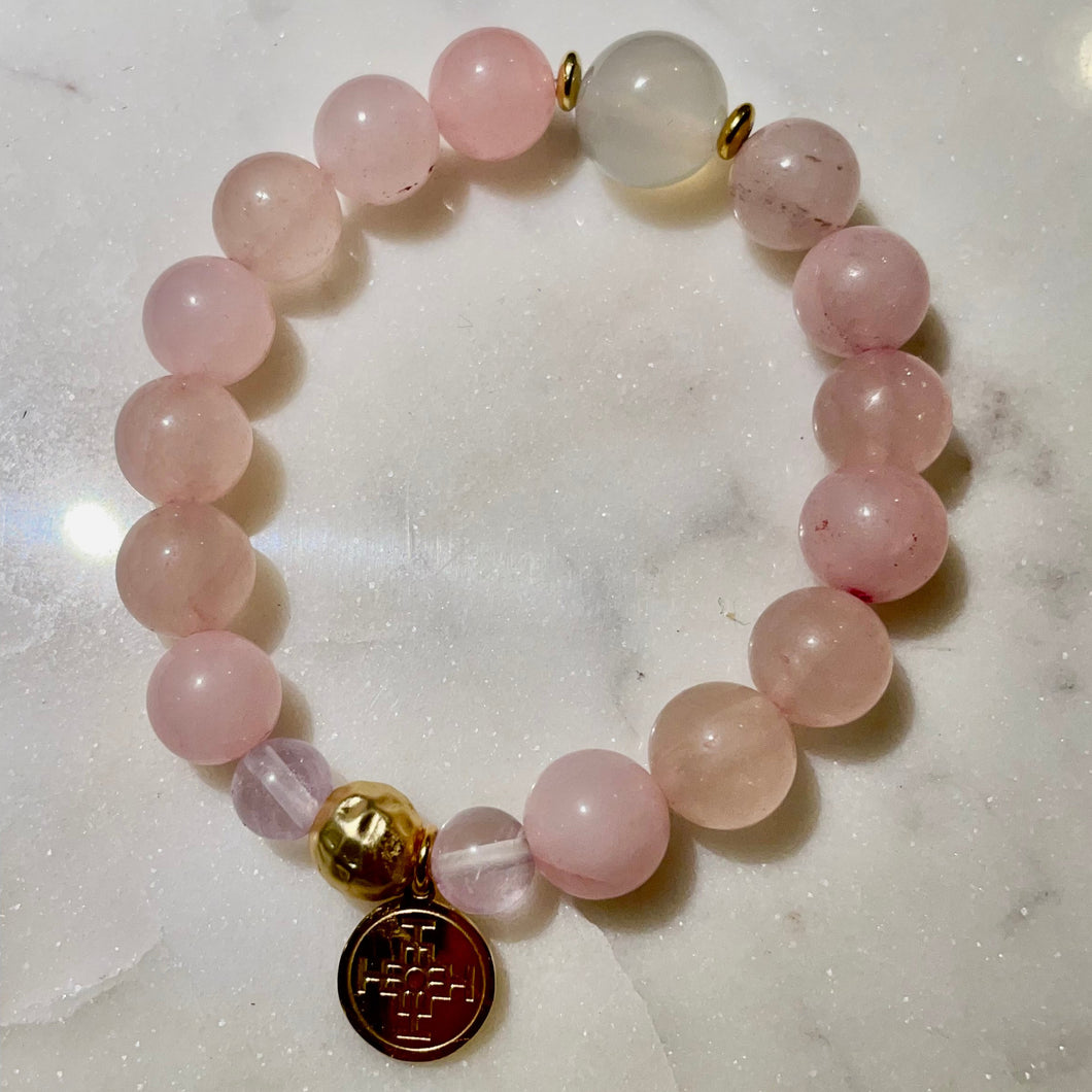 ROSE QUARTZ - The Stone of Love, 10mm