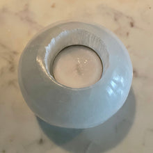 Load image into Gallery viewer, &quot;WELCOME GOOD ENERGY&quot;  SELENITE TEALIGHT CANDEL HOLDER, INTERIOR -  The Stone of Purity &amp; Protection
