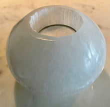 Load image into Gallery viewer, &quot;WELCOME GOOD ENERGY&quot;  SELENITE TEALIGHT CANDEL HOLDER, INTERIOR -  The Stone of Purity &amp; Protection
