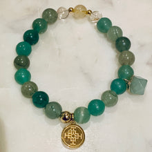 Load image into Gallery viewer, GREEN AVENTURINE EXCLUSIVE - The Stone of Wealth, Opportunites &amp; Mature Love 8mm
